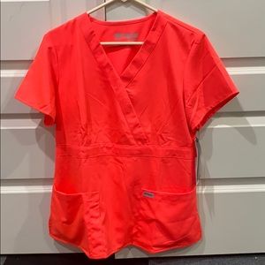 Grey’s Anatomy Hot Pink Scrub Top